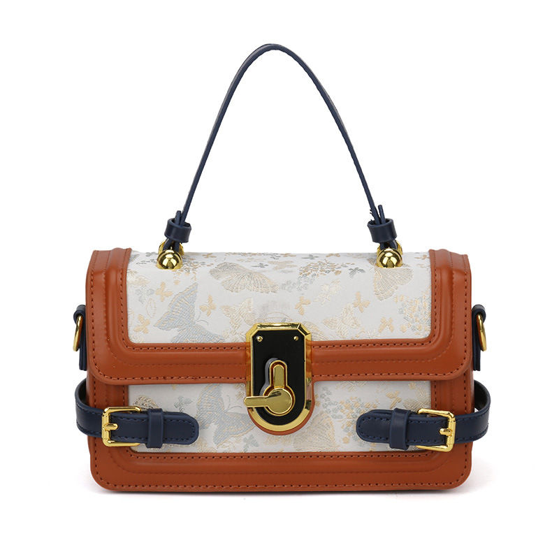 Bolso de mochila para mujeres 2025 nueva tendencia de llegada transfronteriza al por mayor color contrastante ocio versátil bolsa de mano de viaje