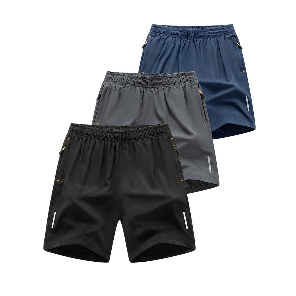 Men's Quick-dry Athletic Shorts With Drawstring Waist 3-pack_voghion.com