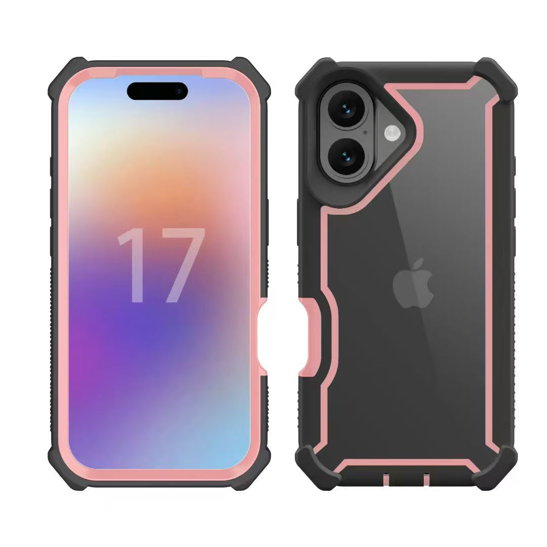 Nueva funda protectora transparente con succión magnética espacial transfronteriza, adecuada para iPhone 16 Pro Max y Apple 17 Air.