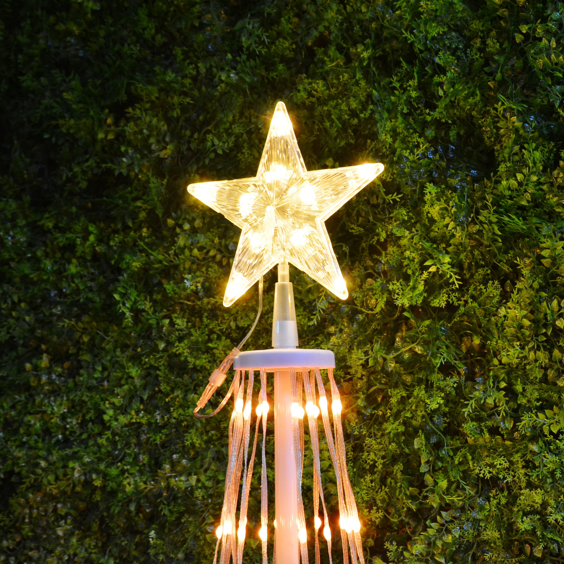 厂家直销LED景观灯 圆锥塔圣诞树灯串室内外景观点控RGB造型灯