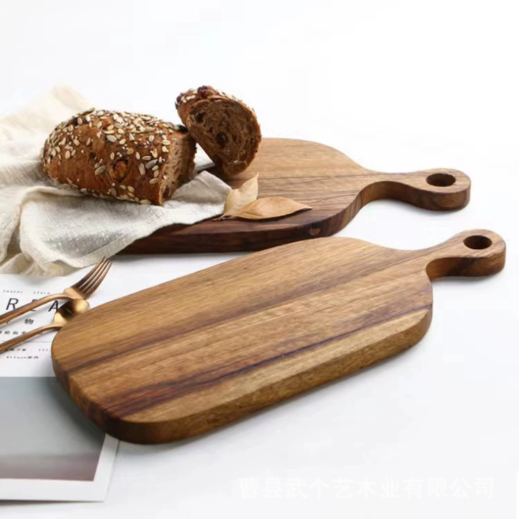 Solid wood cutting board noodle board sushi plate whole solid wood pizza board cubes chopping board pallets all solid wood