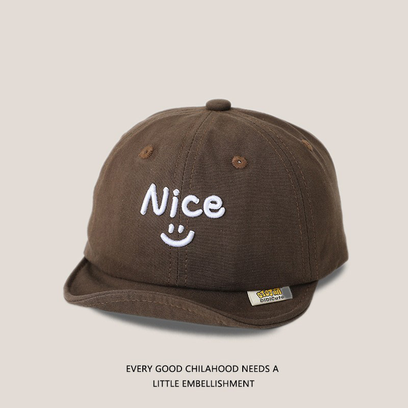 Sombreros para bebés primavera y otoño delgados sombreros de lengua de pato de algodón coreano para niños y niñas sombreros de béisbol de bordes suaves de verano marea solar