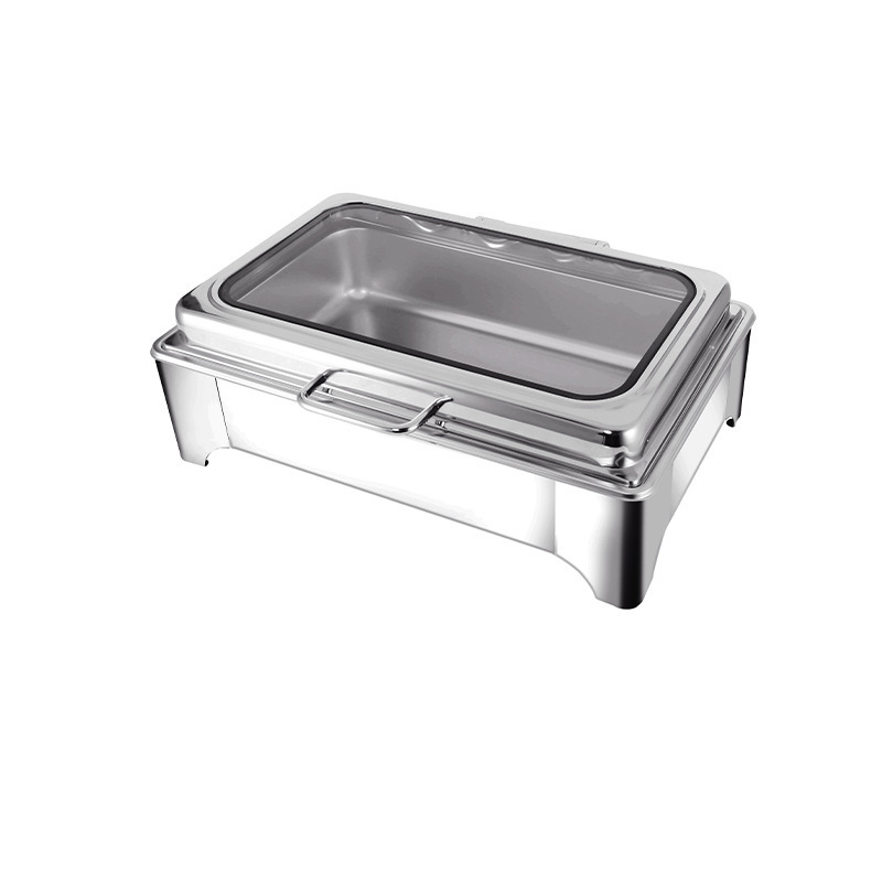 ステンレスビュッフェ食事炉油圧式緩降蓋ホテルレストラン商用布菲炉chafing dish|undefined