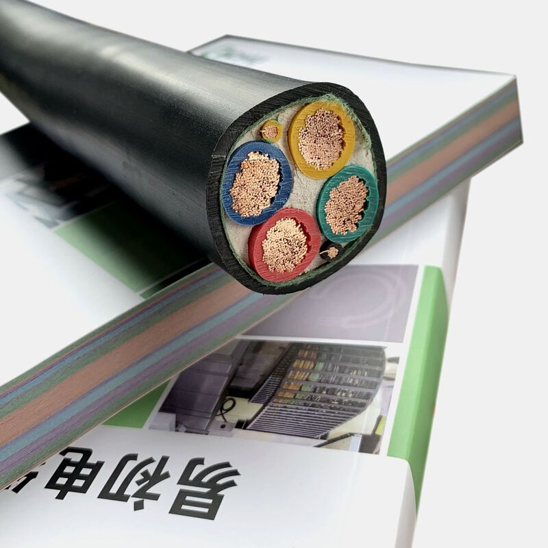Yichu Cable 0.6/1Kv National Standard Oxygen-Free Pure Copper Core Vvr Soft Power Cable Three-Phase Four-Wire Spot