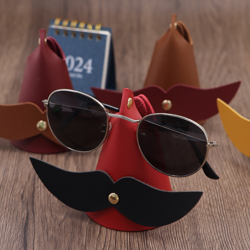 in stock Creative Beard Glasses Bracket Artistic Fashion Sunglasses Display Stand Cute Car Desktop Ornaments