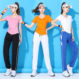 婷姿媄 Комплект для спортзала, летний спортивный лонгслив, спортивная одежда