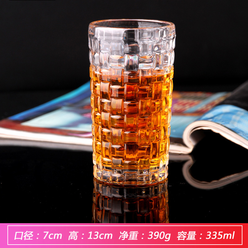 1 transparent rattan water cup (tall style)