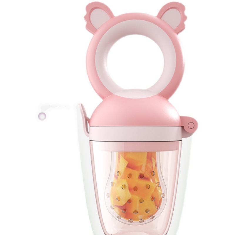 Bag de mordida para bebés, herramientas de alimentos suplementarios para comer frutas, frutas y verduras, alimentos suplementarios para molar los dientes, goma de diente, juguetes, palillos para molar los dientes