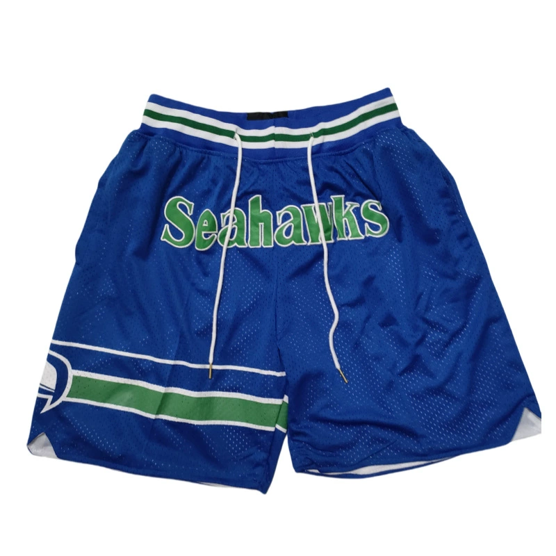 Шорты (JD) в стиле MLB/NFL, с вышитыми логотипами, лёгкие и дышащие, S–XXL