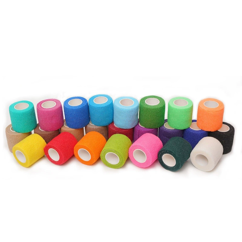 Self-adhesive Elastic Sports Bandage, non-woven, 2.5–15 cm widths × 4.5 m, finger & wrist protection