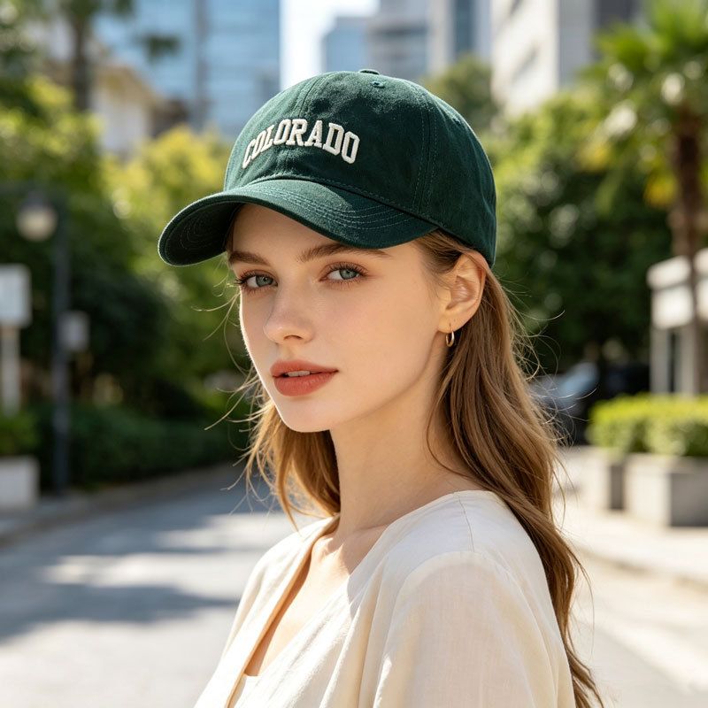 Korean Style Peaked Cap, Deep Top, Large Head Circumference Hat, Women's Spring & Fall Versatile Face-Showing Small Fashionable Wide Brim Plus Size Baseball Cap