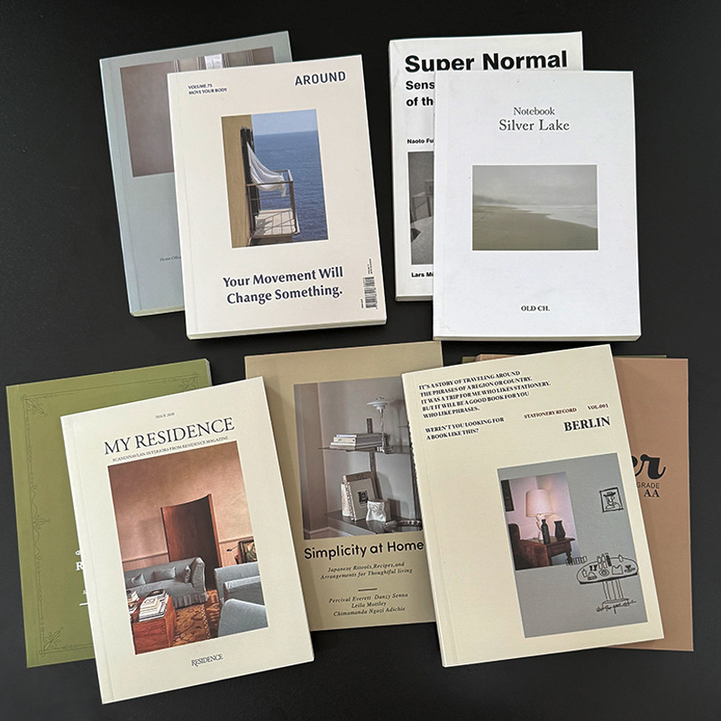 French Retro English Magazine Book Photo Props Desktop Decoration Book Simulation Book Internet Celebrity Street Photography Props