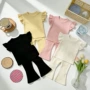 女童夏季飞袖薄款家居服