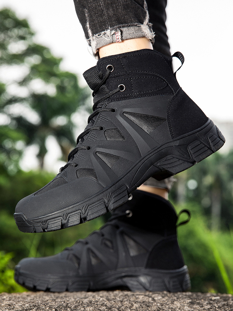 Nuevas botas tácticas de comercio exterior botas militares antideslizantes transpirables de gran tamaño para hombre