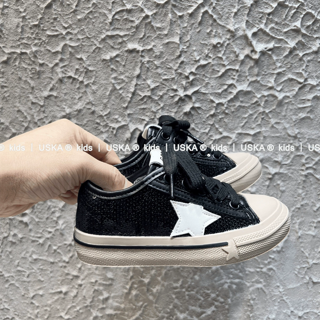Ретро-лакованные пайетки для ногтей, comfortable white shoes, Южная Корея, новая коллекция, мягкая подошва