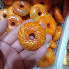 仿古战汉明清汉代高古玉岫玉古玩玉器玉石物件把件吊坠玉璧平安扣