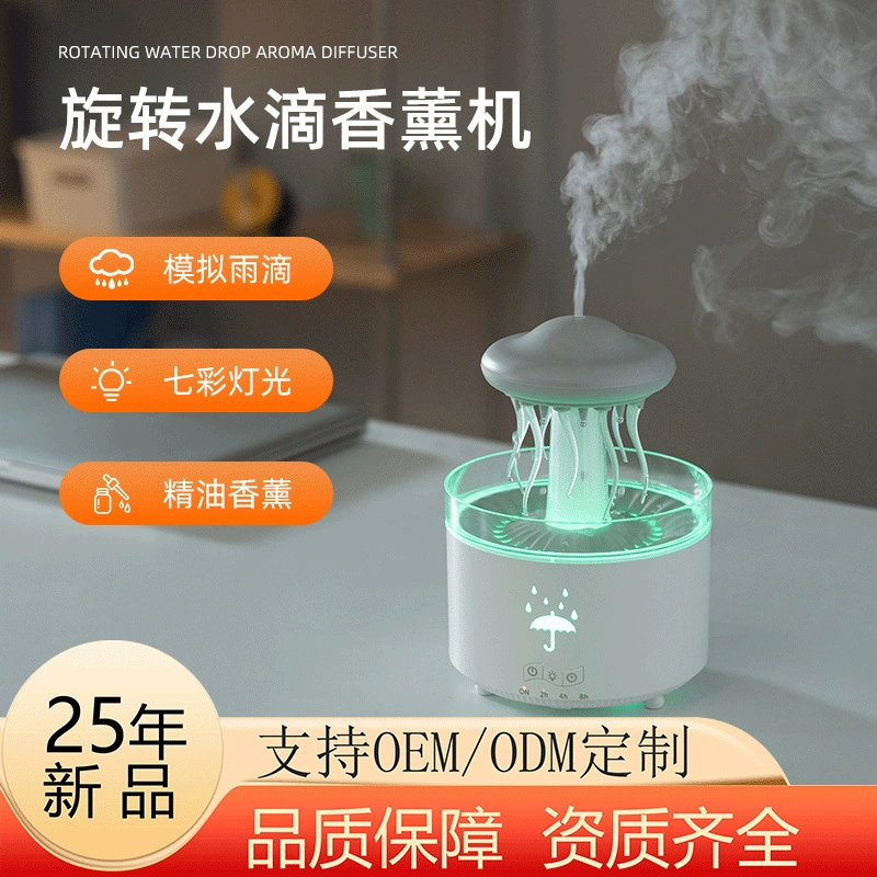 Ultrasonic aroma diffuser, table mute capacious humidifier for office