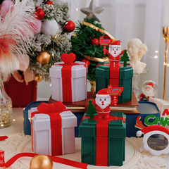 Christmas block gift box packaging box cake decoration Christmas tree decoration paper box children's birthday festival party