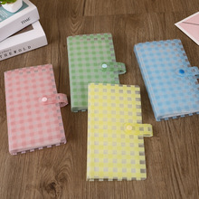 批发透明多层卡册4宫格纽扣式名片册明星片小卡收纳册拍立得相册