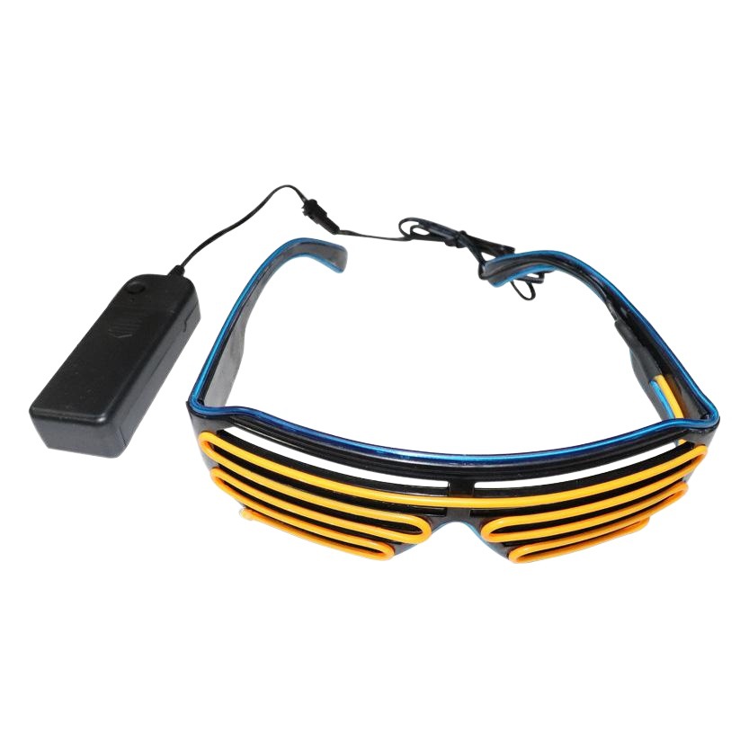 Gafas luminosas LED persianas alegría fiesta bar KTV rendimiento etapa regalo juguetes alegría atmósfera suministros