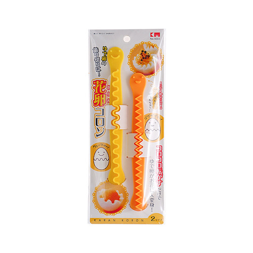 Japan KM.5003. Lace egg cutter, boiled egg cutter and styler - 2 piece set