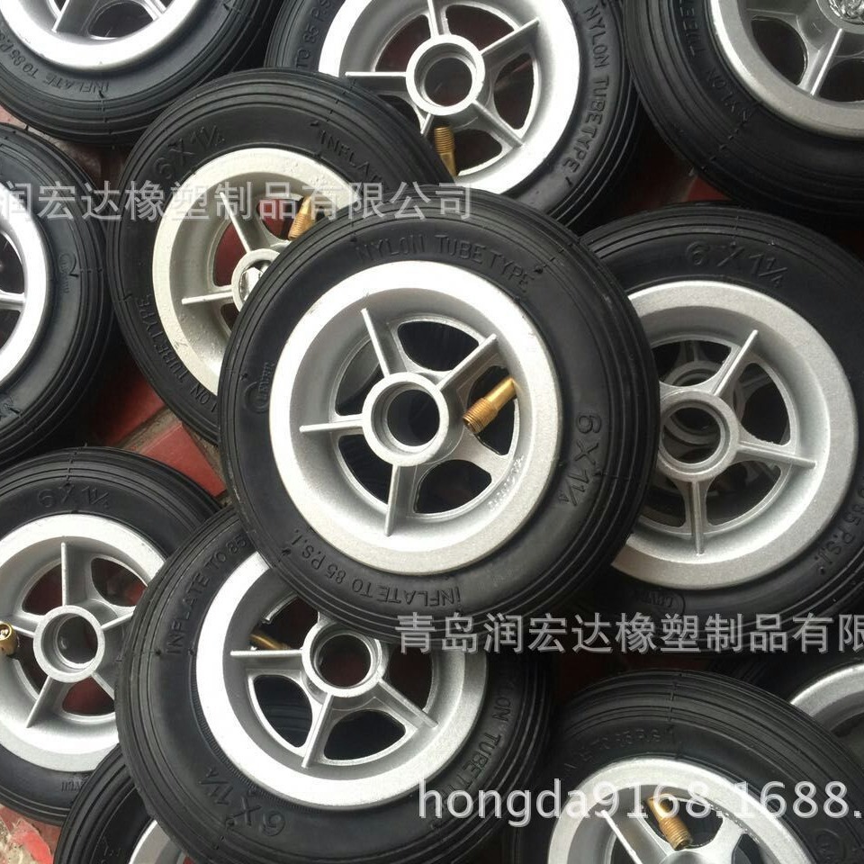供应6寸 6×1.25 电动车  滑板车 锂电车轮胎  FO 快轮 轮子