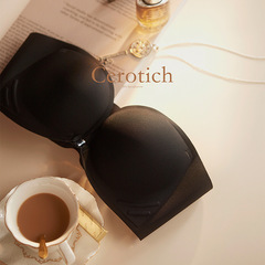 CEROTICH front buckle strapless bra, summer women's underwear, no rims, small chest push-up bra