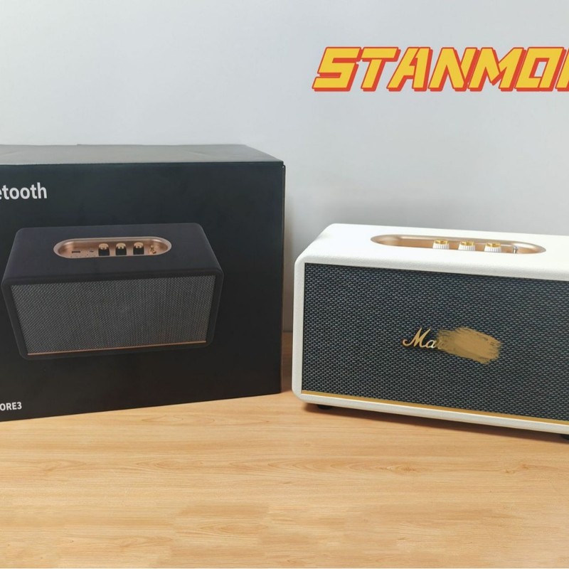 国境を越えた新型スタンモア3ロックスピーカー復古無線bluetoothオーディオ電池タイプのスプーンbluetoothスピーカー|undefined