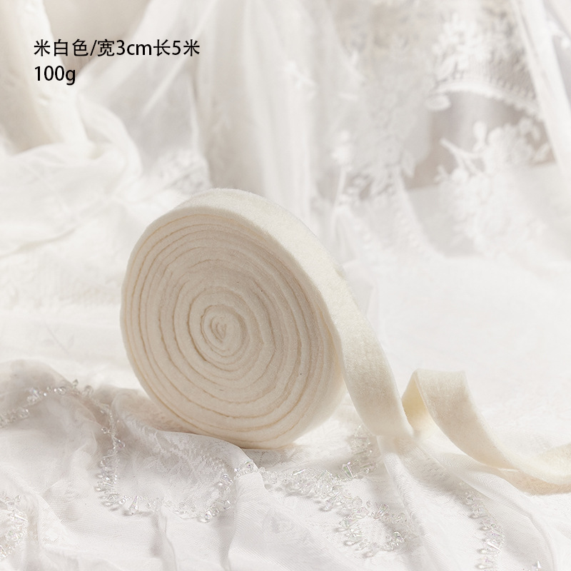 Coreano engrosado cinta de lana de Navidad hecha a mano DIY accesorios de arco material paquete de decoración de Navidad