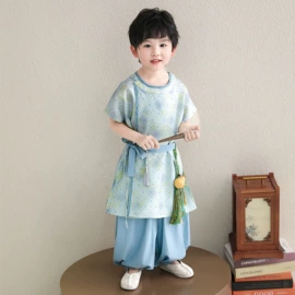 童民族服装;儿童表演服;童汉服