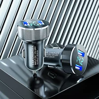 Автомобильное зарядное устройство мобильный телефон Быстрая зарядка автомобильный умный прикуриватель интерфейс конверсионный штекер USB один буксир два автомобильная зарядка