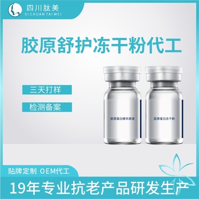 廠家定制膠原蛋白凍幹粉 保濕補水膠原凍幹粉oem 護膚品貼牌代工