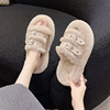 Belt, buckle, demi-season decorations, slippers platform, footwear, city style, wholesale