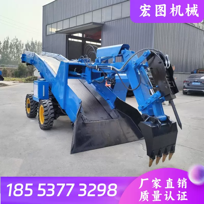 轮胎式矿用扒渣机  收集 输送 装车 出渣一体装载机 小型工矿设备