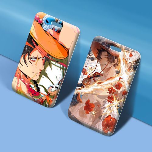 One Piece Card Holder Wholesale Student Meal Card School Brand Silicone Work Pass Access Card Holder Small Card Factory Brand Luffy Animation