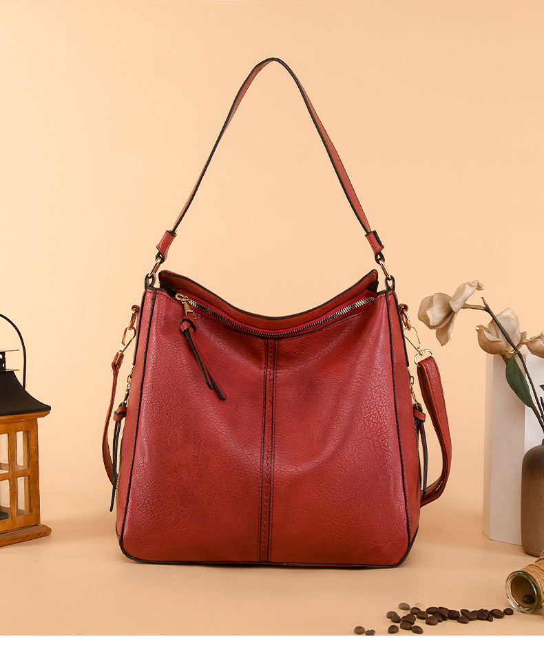 Cross-border women's bags 2023 New style single-shoulder bag, simple crossbody wandering bag, Korean-style handbag, women's tote large bag undefined