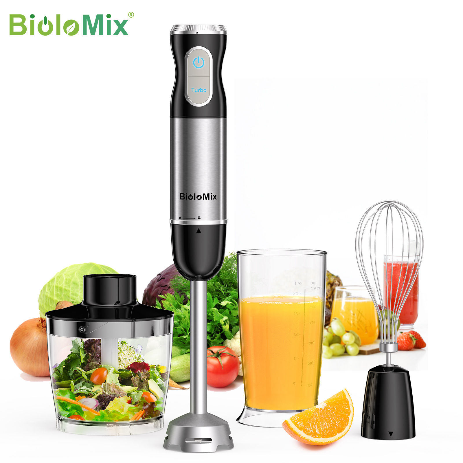 Nuevo tipo de mezcladora de mano transfronteriza 1000W de alta potencia varilla de cocina máquina de cocina homogeneizadora mezcladora de mano