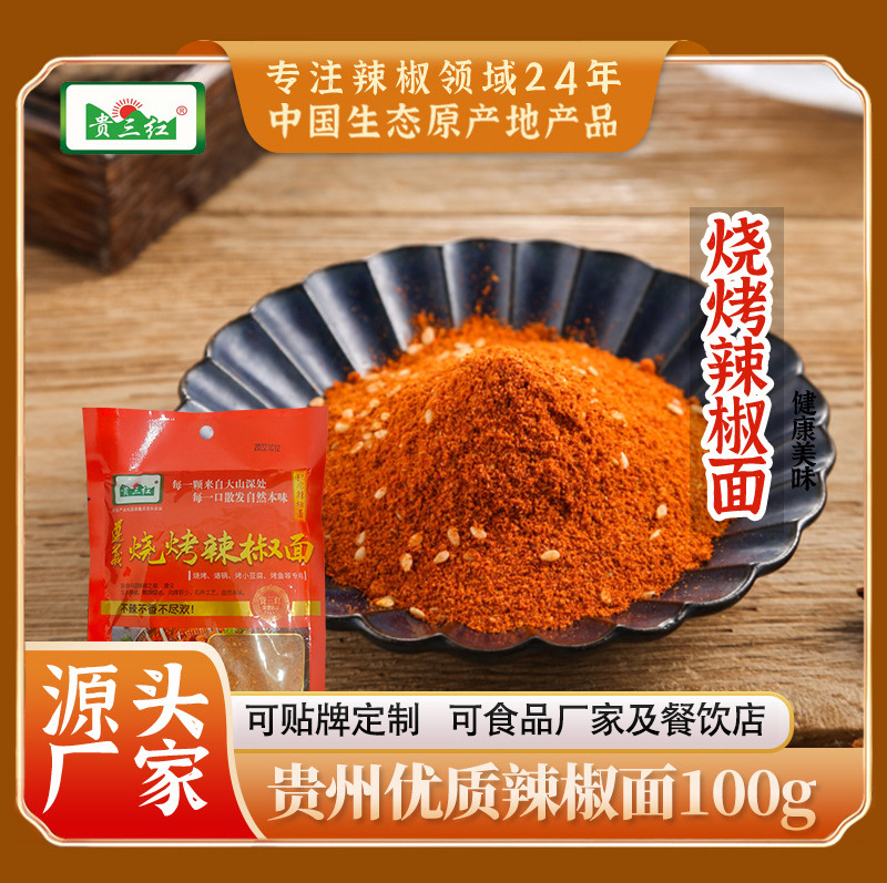 Guisanhong BBQ Seasoning 100g Northeast BBQ Seasoning Wholesale Opening Store BBQ Dipping Sauce Meat Skewer BBQ Topping Five-Spice Powder