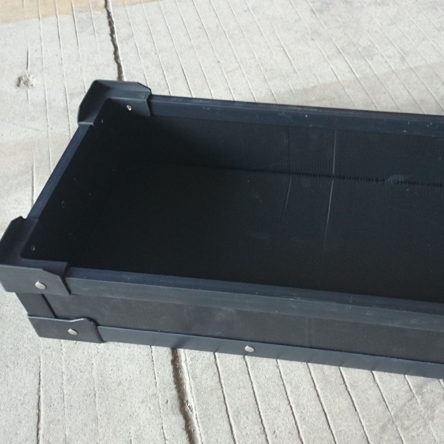 黑色静电箱 黑色 防静电PP中空板箱即配件 塑料箱