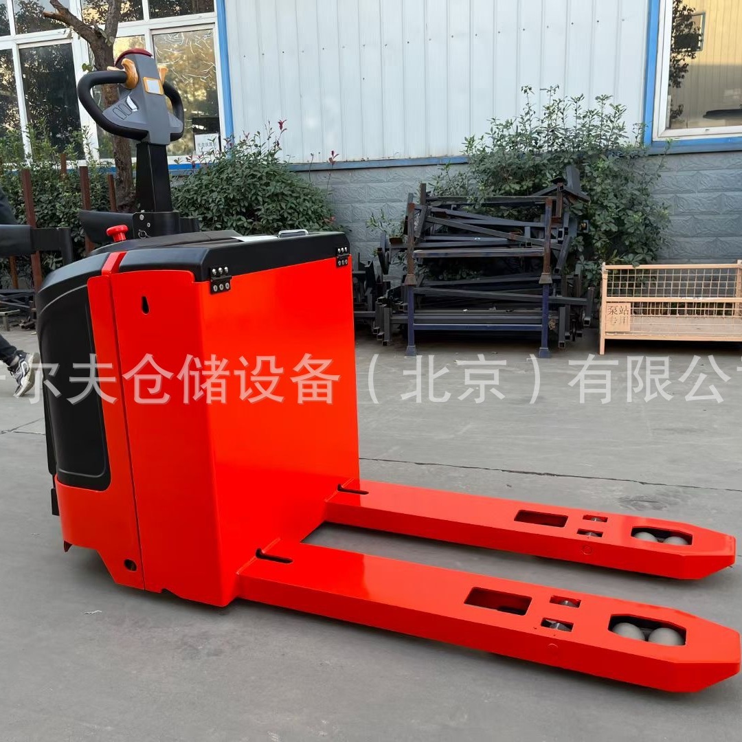 5吨8吨站驾式电动托盘搬运车地牛叉车液压大吨位踏板步行