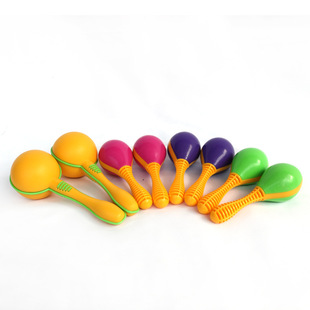 Sand Hammer Wholesale Music Toy Orff Percussion Instrument Plastic Sand Hammer Kindergarten Children Early Education Sand Ball