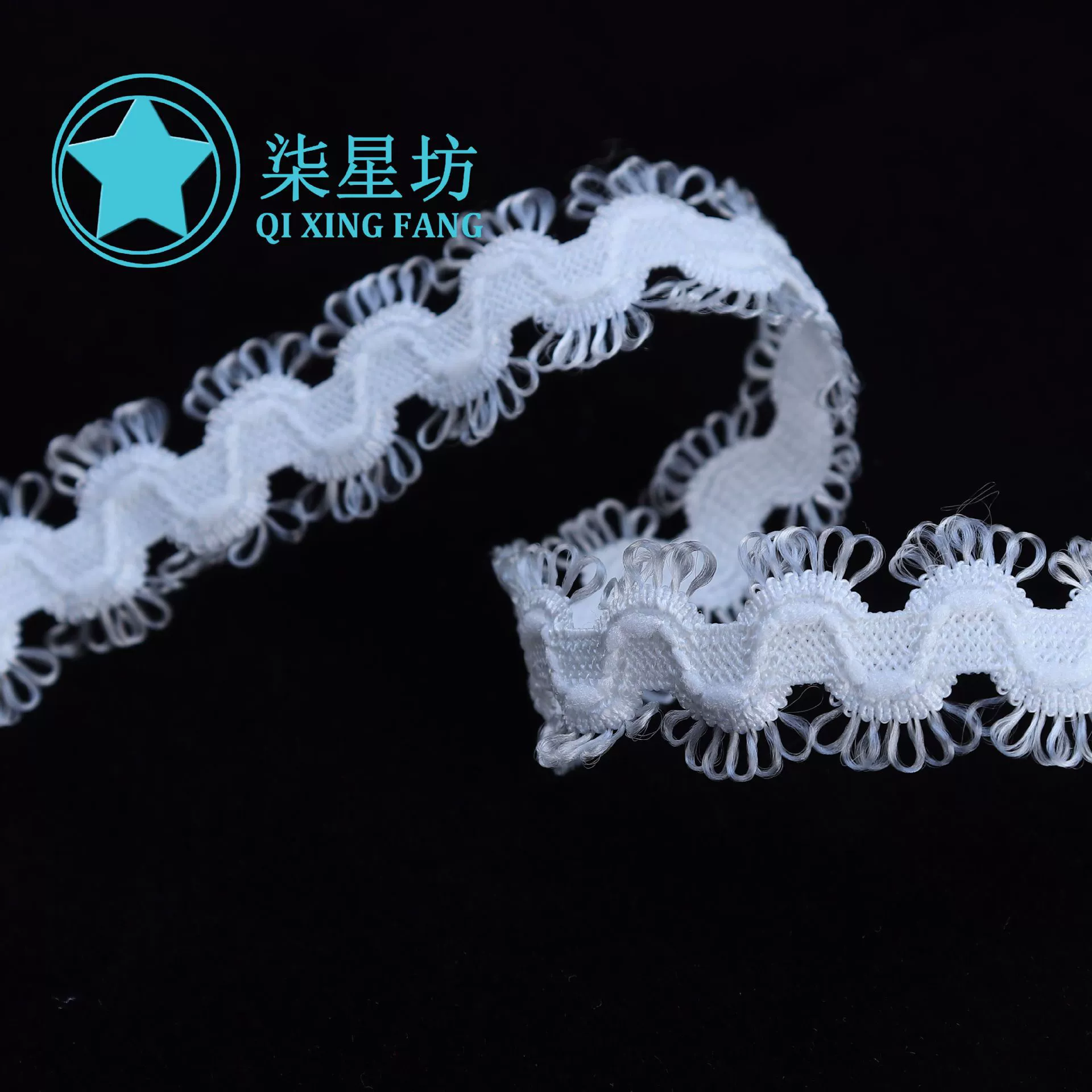 DIY эластичный маленький кружево 1.6CM игла машина изогнутые зубы одежда с декоративными бустами эластичные черно-белые пятна оптом