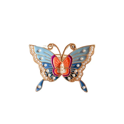 butterfly oil drop enamel pearl | Yaxa sancaqları