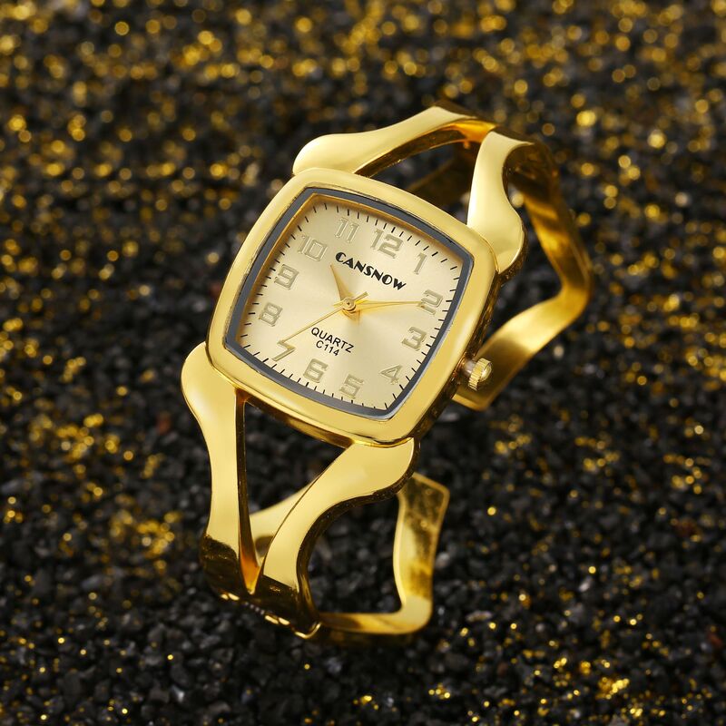 2024 New cansnow Twisted Strap Quartet Small Watch European, American and Southeast Asian Hot Selling Bracelet Watch for Women