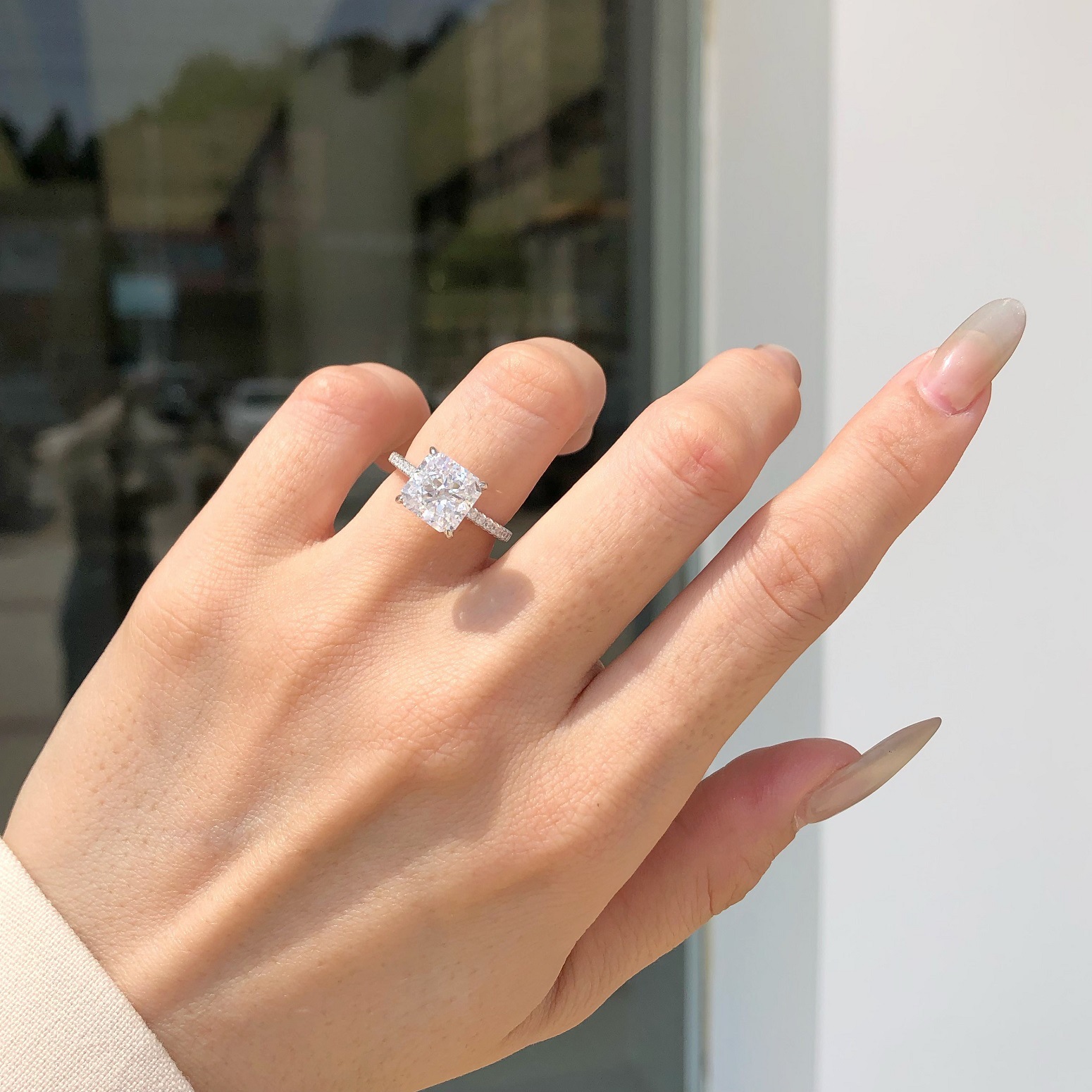 6g Weight Zircon Inlay Material Rings Classification 5, 9 Ring Size 1 Piece Quantity Holiday, Daily Occasion 925 Sterling Silver Material Geometric, Heart Shape Pattern Women's Gender Plating, Inlay Design Elegant Style 925 Sterling Silver Zircon Geometric Heart Shape Rings 22