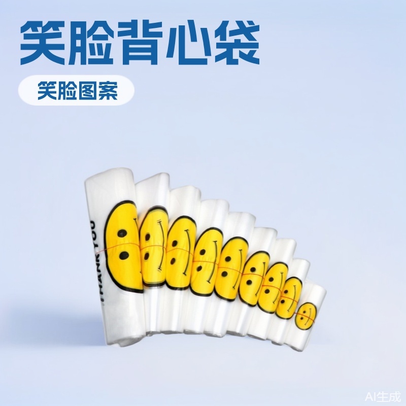 塑料袋背心购物袋水果袋手提袋子外卖打包袋背心式手提式商用