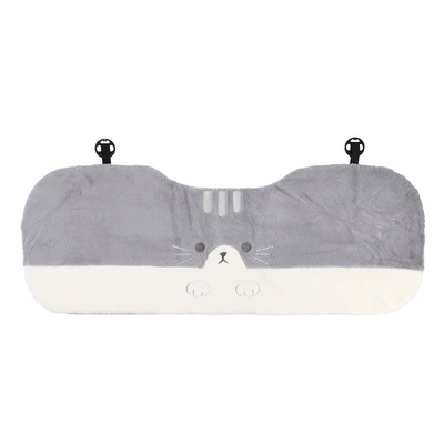 Seat Cushion High-End Stuffed Cute: Seat cushion, seat cover - cats-paw-cushion-gray-rear