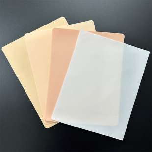Factory supply blank practice leather silicone small powder leather blank tattoo fake leather embroidery double-sided practice novice imitation leather
