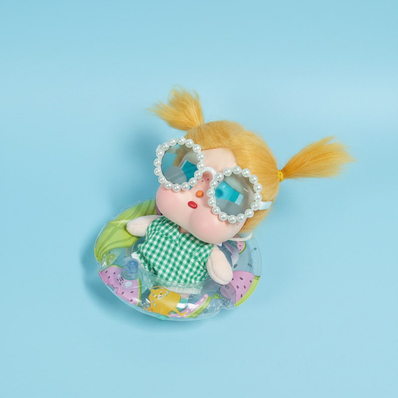 Crybaby Clothes Crybaby Gulu Gulu Doll Clothes Bubble Ma Clothing Vinyl 15cm Swimming Ring Set Skirt