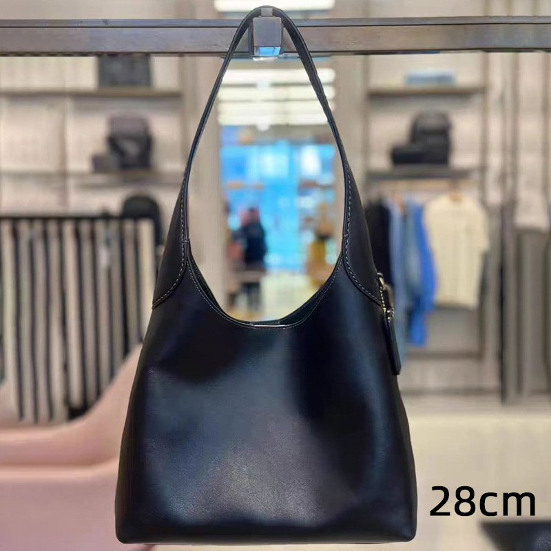 C-Brand New Brooklyn Bucket Bag 28 Hobo Bag Large Capacity Shoulder Handbag For Women - Thumbnail 4